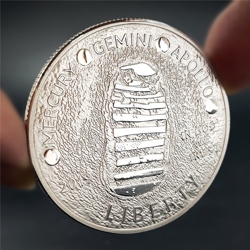 예술과 공예 미국 금과 은색 기념 메달 소원 동전