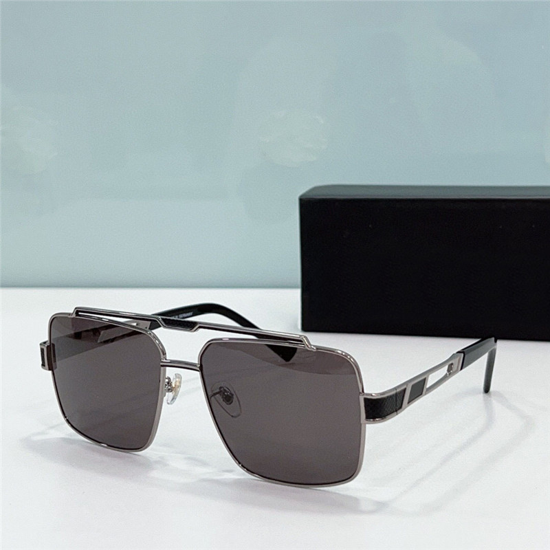 نظارة شمسية جديدة تصميم الأزياء 9106 شكل متعدد الاستخدامات الإطار المعدني على غرار ألمانيا الطليعة ونظارات حماية UV400 في الهواء الطلق السخي