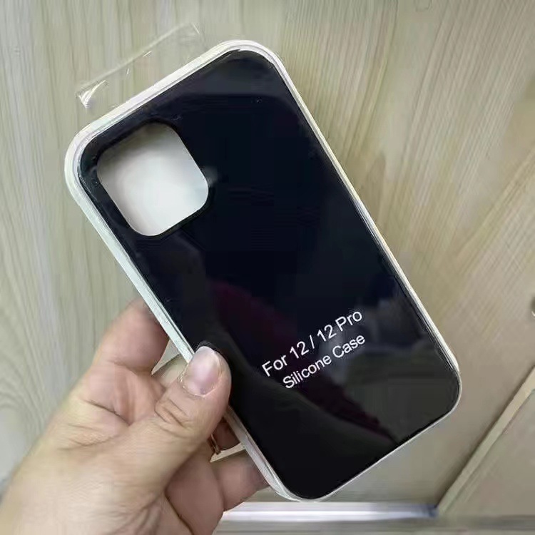 Capas de telefone celular para iPhone 15 14 13 11 12 Pro X XR XS Max 7 6 6S 8 Plus à prova de choque de silicone líquido TPU capa macia com caixa de varejo