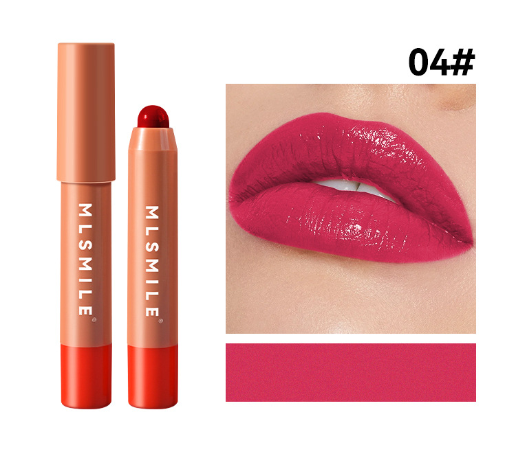 Lipstick 6 couleurs étanche nulralisant le rouge à lèvres lisse en velours lipliner dure pas de maquillage nue rose nue teinte lèvre lèvre cosmétique