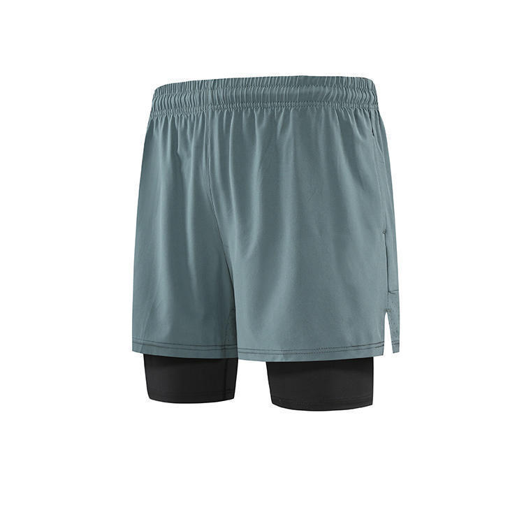 lu Short de sport pour hommes Jogger pour la randonnée à vélo avec doublure intérieure Entraînement décontracté Gym Short 3 couleurs Pantalon Taille M-3XL Respirant R262