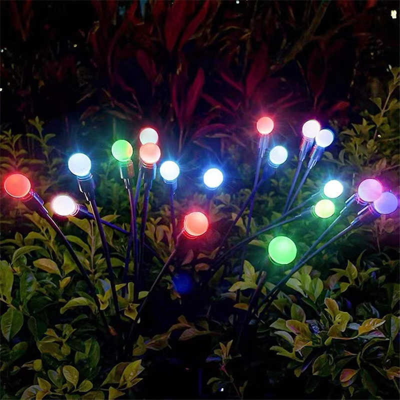 Lampes de pelouse à énergie solaire luciole lumière décoration de jardin extérieur pelouse paysage lampe solaire lumières extérieures guirlande nouvel an décor de noël P230406