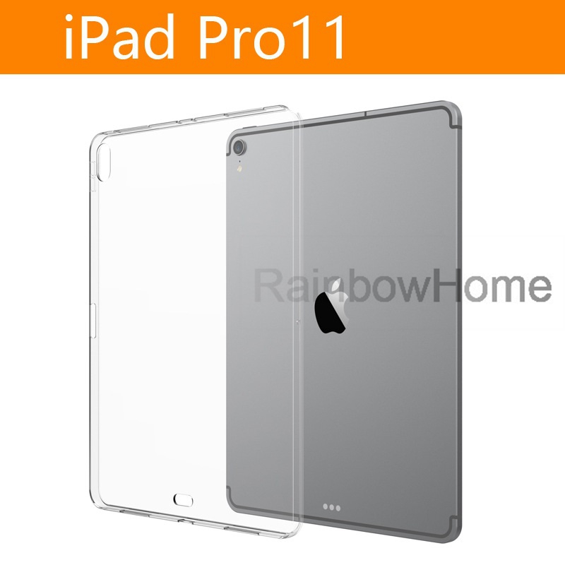 Yumuşak TPU koruyucu net kasa iPad Air Pro 7.9 9.7 10.2 11 12.9 inç mini 3 5 6 Esnek Şeffaf Cilt Kabuğu Şok geçirmez