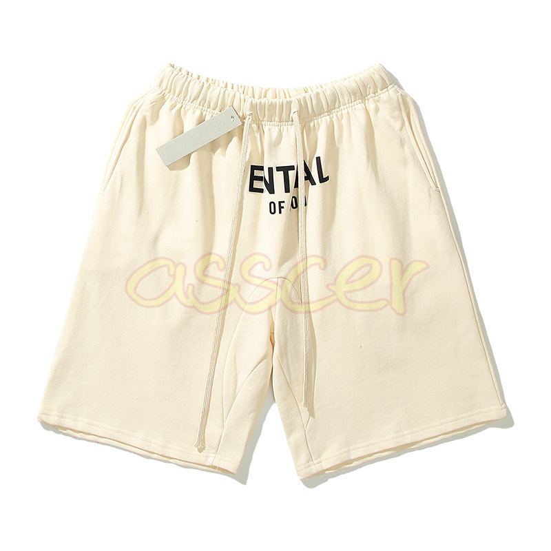 Shorts de cordão de praia de verão de rua alta Mens Designers Curto Fashion Man Letter Print Cinco Pontos Tamanho Asiático M-2XL