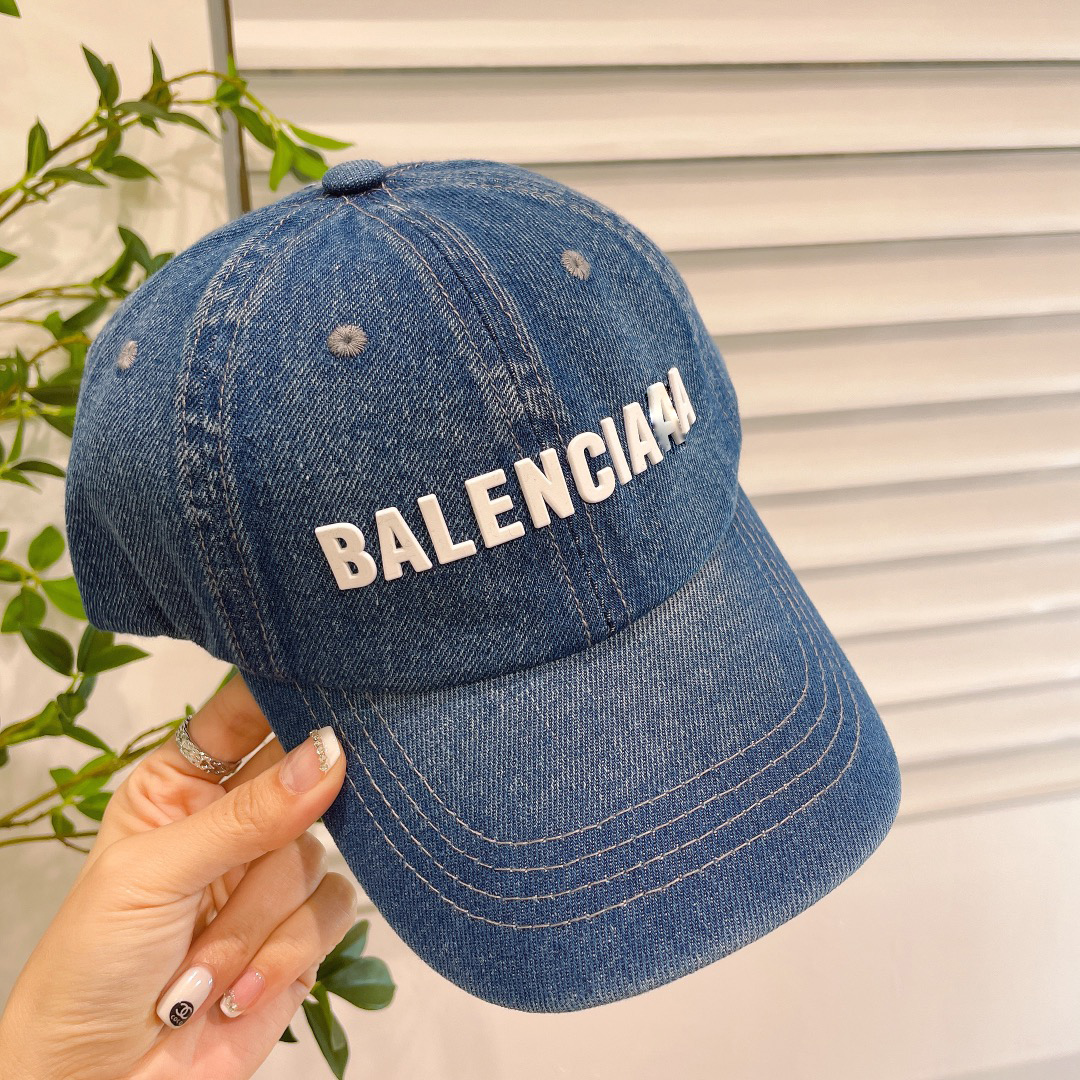 Çift Denim Malzeme Tasarımcısı Top şapkası Kadın Yaz Tatili Spor Mektubu Baskı 4 Renk casquette