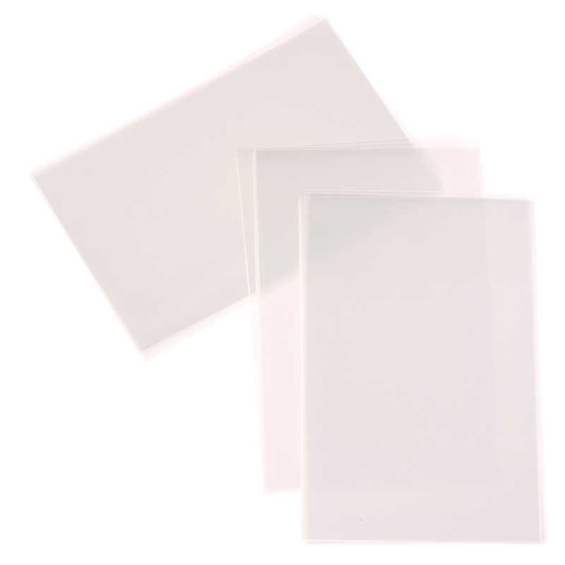 New Korea Card Sleeves Clear Acid Free CPP HARD 3 Inch Photocard Holographic Protector Film Album Binder