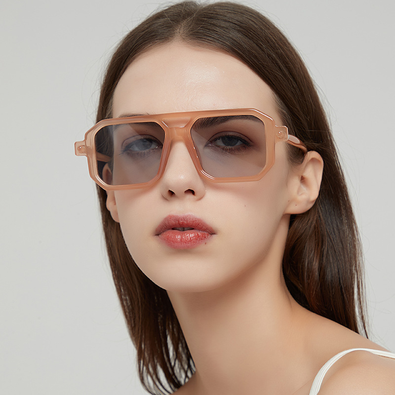 Doppelstrahl-Vollrahmen-Sonnenbrille, Unisex, Fahren, Angeln, UV-Schutz, Designer, polarisiert, Radfahren, Rayban für Männer und Frauen, Schutzbrille mit quadratischem Rahmen, Baseball, Golf, Outdoor