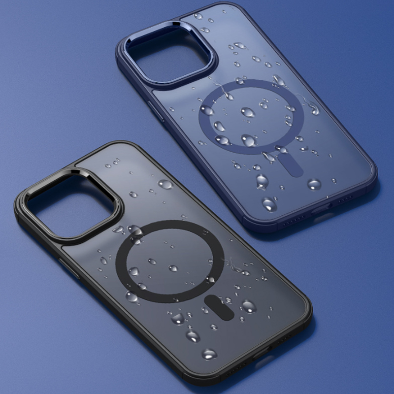 Forti magneti Custodie trasparenti Magsoge Custodia di ricarica wireless magnetica iPhone 14 12 11 13 Pro Max Mini XR Xs 7 8 Plus SE