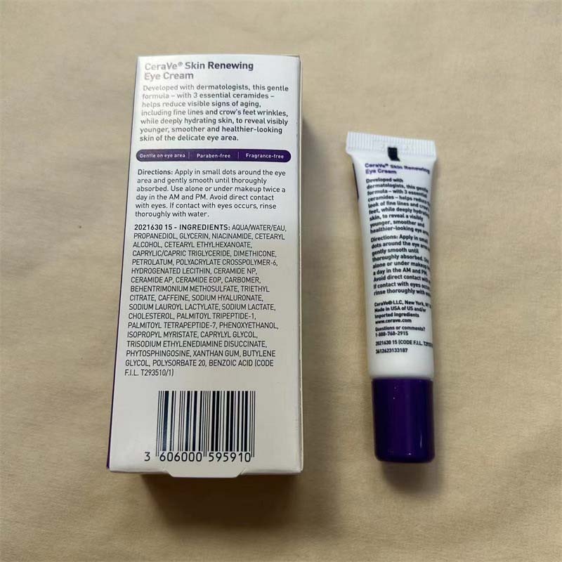 Skin Renewing Eye Cream Visibly firms reduces the look of fine lines crow feet Eye Care 15ml DHL