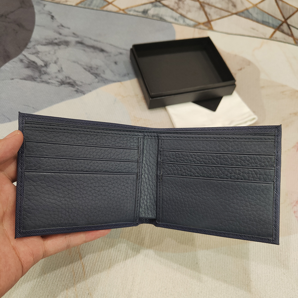 High Quality men Original Box wallet Luxury Genuine Leather Multifunctional Card Holder Classic Pocket Coin Wallet Designer purse Pen Holster