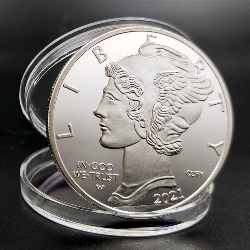 Sanat ve El Sanatları 2022 Eagle Ocean Coin Yabancı Para Döviz Para