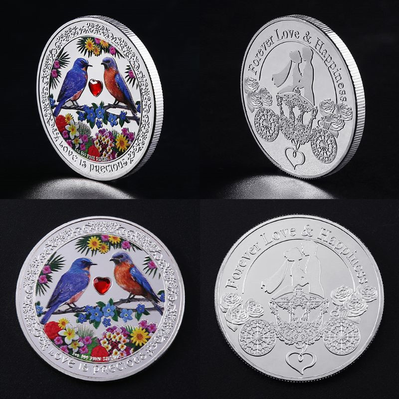 Arts and Crafts 2019 Niue silver coin commemorative coin of winged love bird