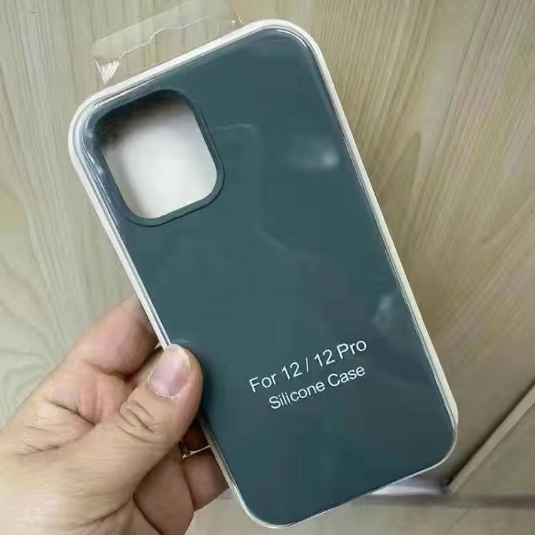 Capas de telefone celular para iPhone 15 14 13 11 12 Pro X XR XS Max 7 6 6S 8 Plus à prova de choque de silicone líquido TPU capa macia com caixa de varejo