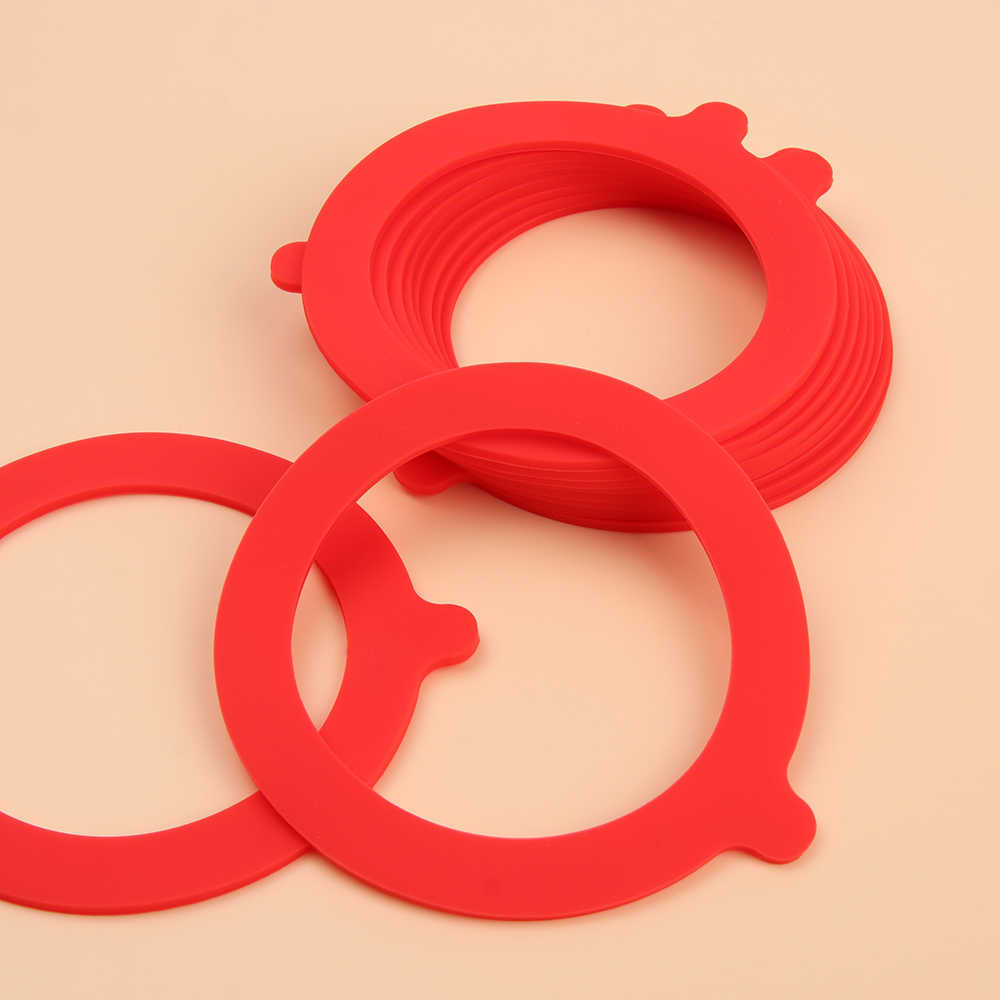 New Leakproof Silicone Replacement Gasket Seals Reusable Seals Mason Jars O Rings Gaskets Rubber Sealings Canning Cup Accessory