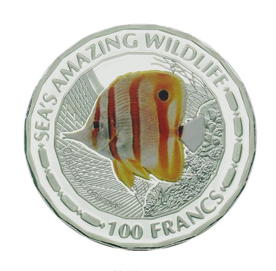 Arts and Crafts Ebaywish commemorative coin ocean fish coin