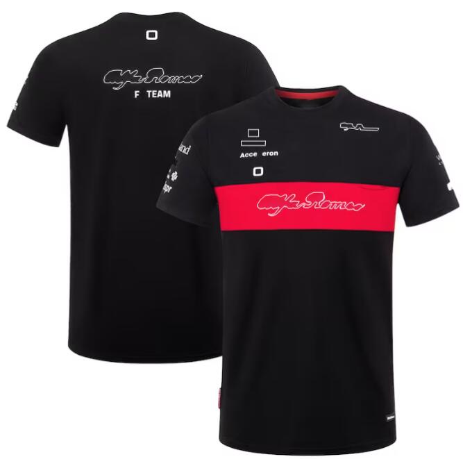 F1 Formula 1 lapel T-shirt summer team polo uniform same custom