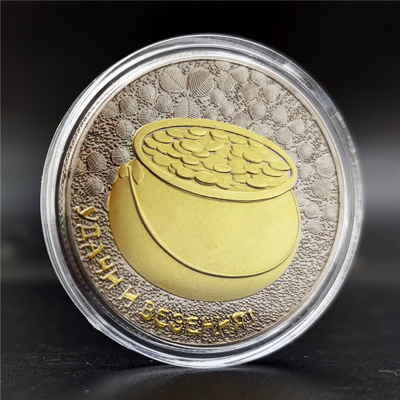 Artes e artesanato Coin Commemoration Wish Coin