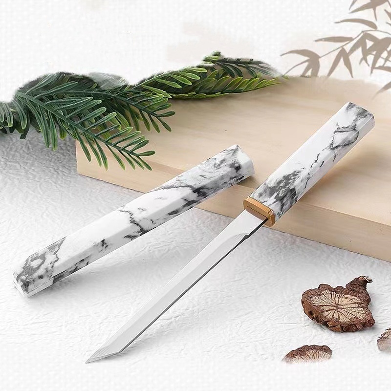 Mini knife Fruit knife Express knife Small fat dolphin knife High hardness sharp knife camping portable knife