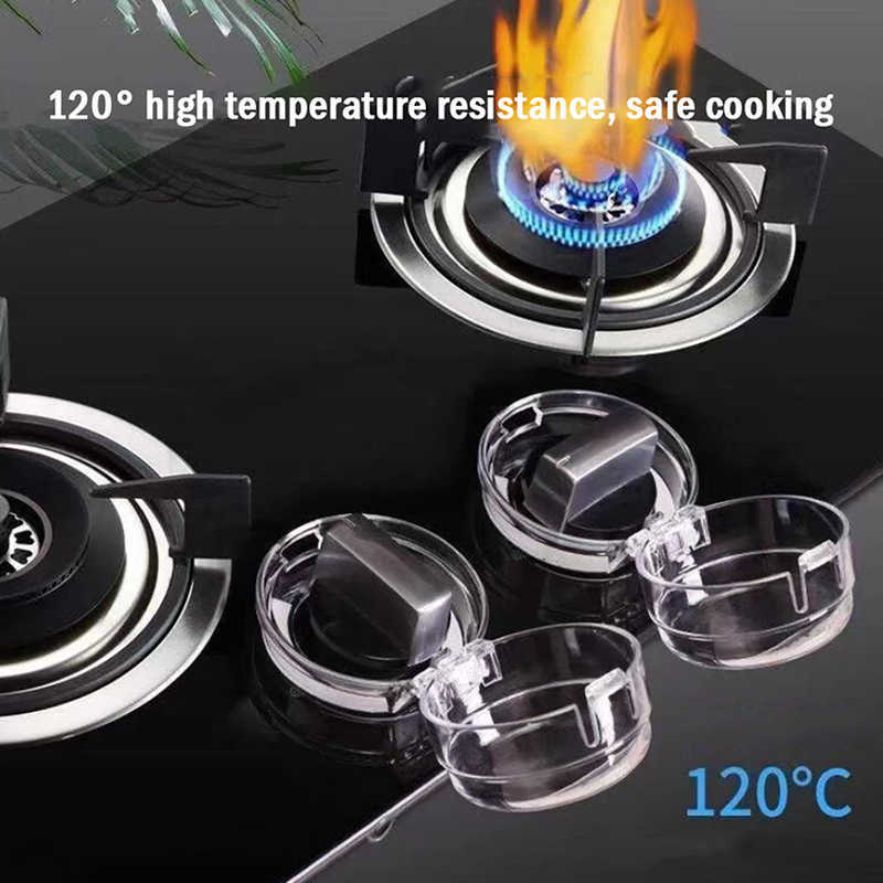 New Kitchen Oven Gas Cooker Stove Protector Cover Knob Control Switch Cover Protector Security Lock Kitchen Child Protection