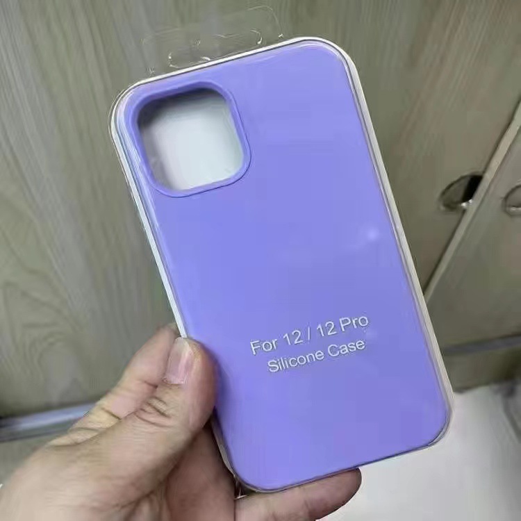 Capas de telefone celular para iPhone 15 14 13 11 12 Pro X XR XS Max 7 6 6S 8 Plus à prova de choque de silicone líquido TPU capa macia com caixa de varejo