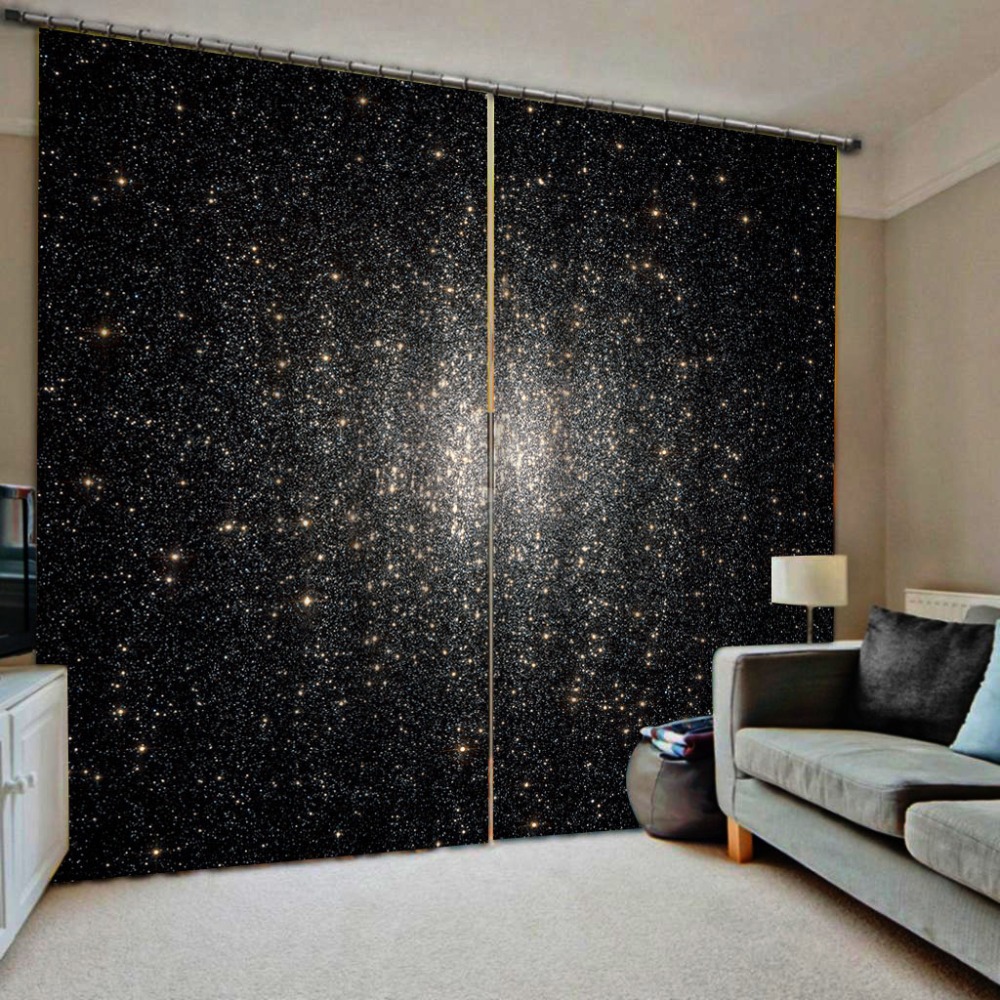 window curtains for living room bedroom blackout curtains black curtains star Blackout curtain