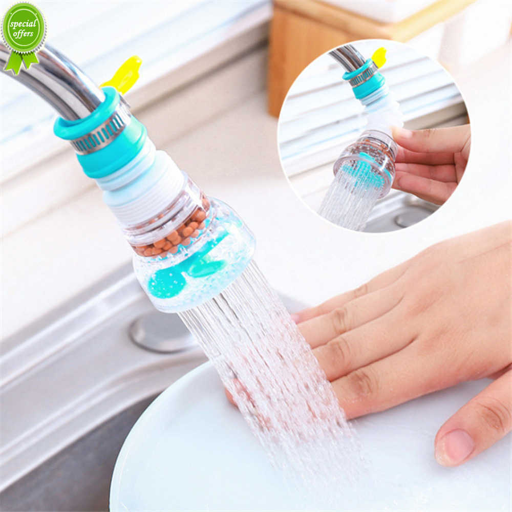 New 360 Degree Rotating Telescopic Nozzle Filter Splash-proof Faucet Shower Universal Joint Faucet Filter Kitchen Tool Accessories