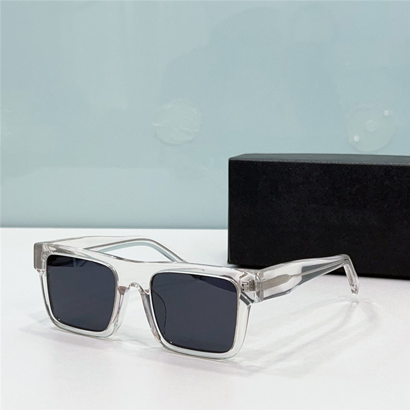 Occhiali da sole quadrati dal nuovo design alla moda 19W-F montatura classica semplice stile sportivo giovane popolare generoso occhiali di protezione uv400 esterni con custodia