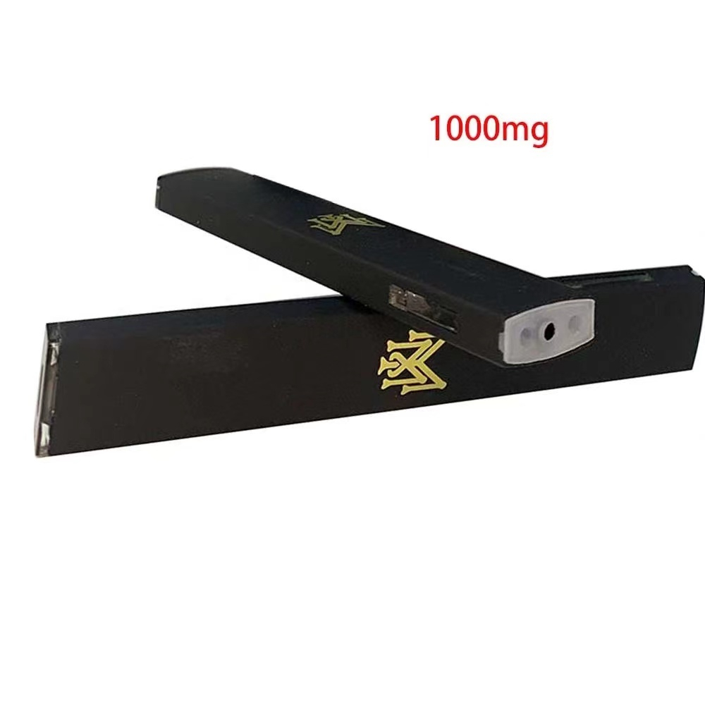 Zwarte kleur Muha wegwerp 280mAh oplaadbare batterij Wegwerp Vape Pen keramische spoelcartridge met geschenkdoospakket
