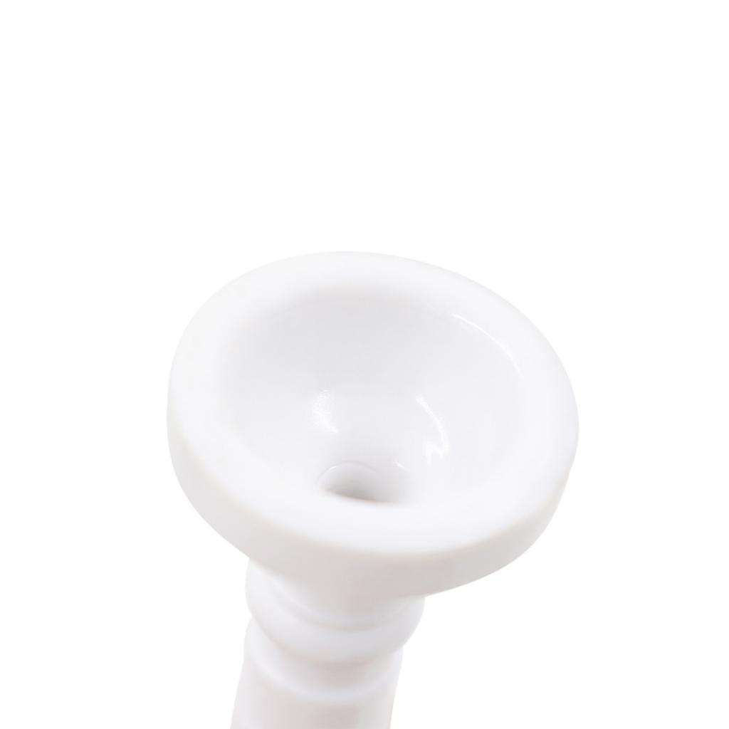 Trompette embouchure pièces accessoires ABS plastique trompette pour cuivres noir blanc Durable 66.3x25x25mm