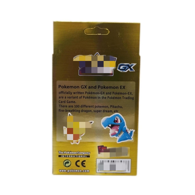 Completo inglese 100GX Sprite Full Flash Card Gioco di carte 100 Nessuna ripetizione GX incluso 63TAG