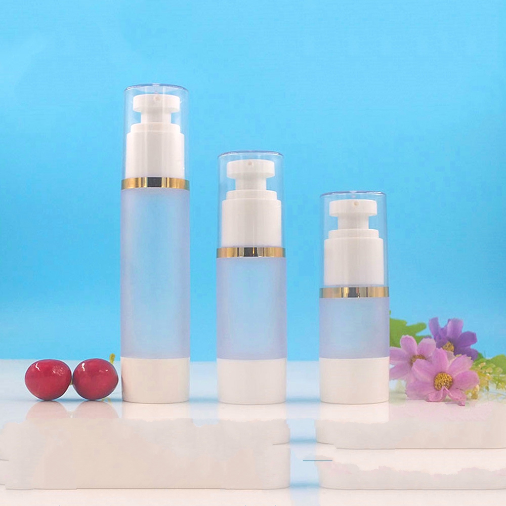 15ml 30ml 50ml White Airless Bottle Cosmetic Lotion Cream Pump Small Travel Skin Care Cream Containers