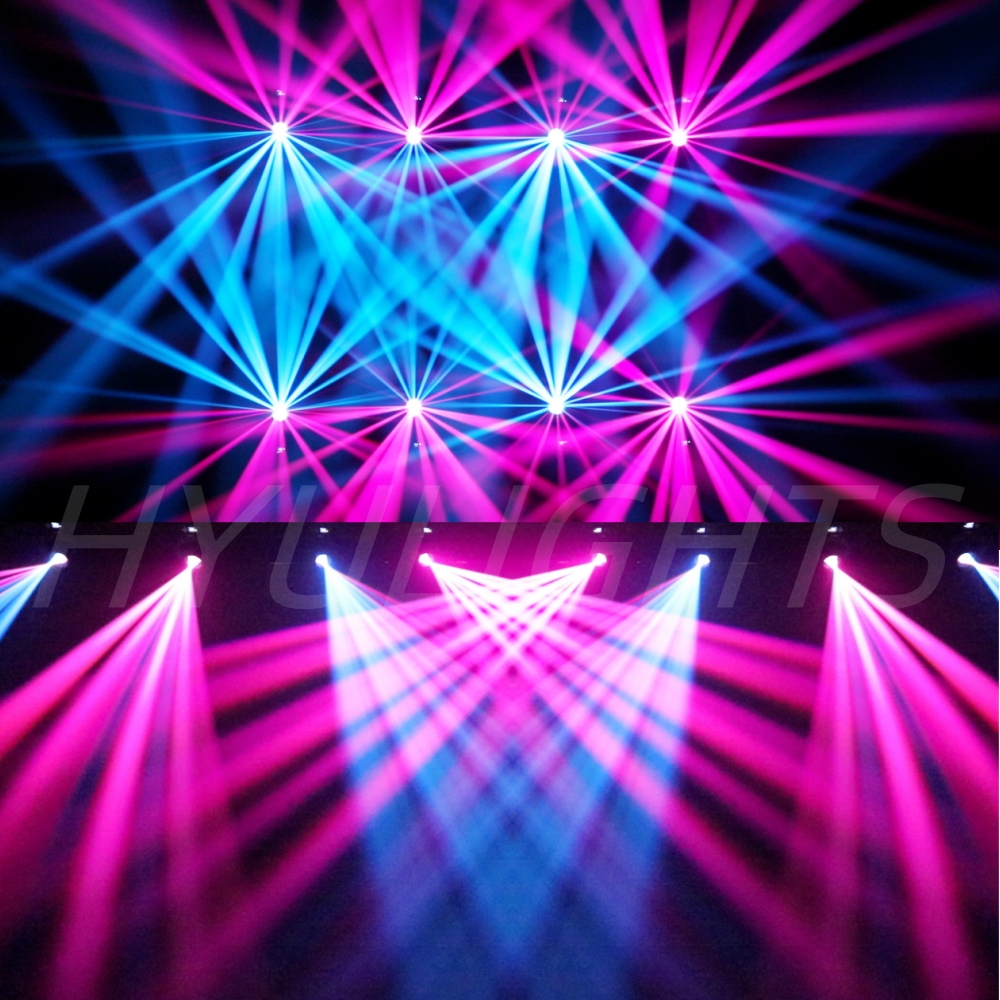 180 W LED-Moving-Head-Licht, BeamSpot-Zoom, 24 rotierende Prismen, 14 Gobos, 11 Farbrad, 7 Farbrad, 6 Entladungs-3DLens-Bühnenlichter