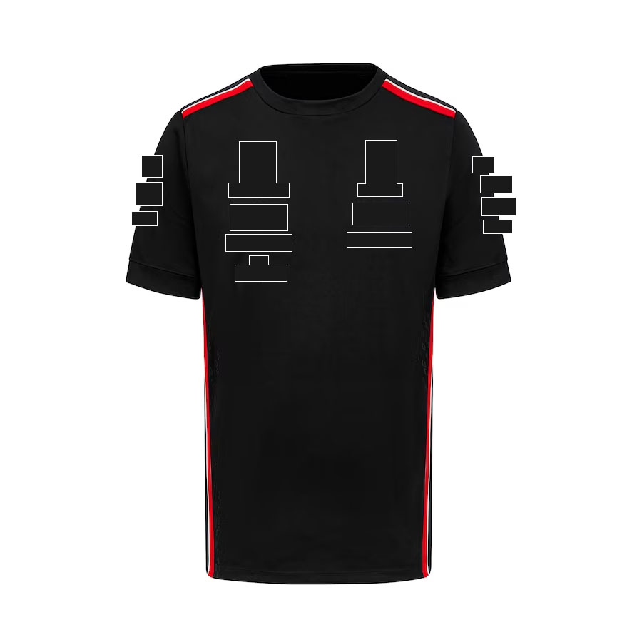 F1 T-shirt Apparel Formula 1 Fans Extreme Sports Fans Breathable f1 Clothing Top Oversized Short Sleeve Custom