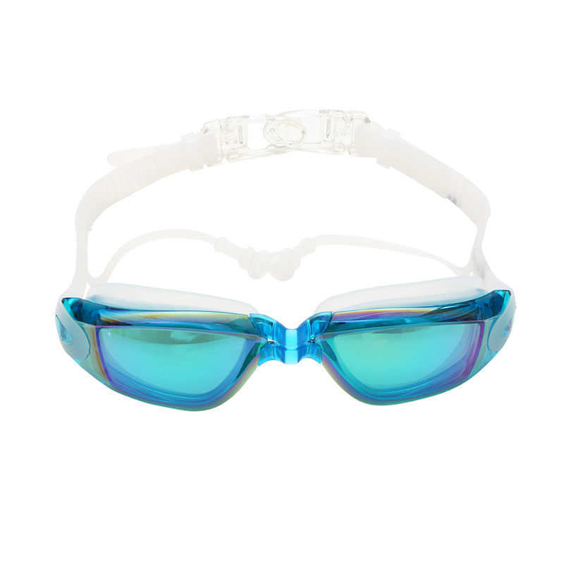 Óculos de óculos de mergulho adultos óculos de natação ópticos homens homens piscina miopia plugue de ouvido profissional prescrição de natação à prova d'água profissional P230408