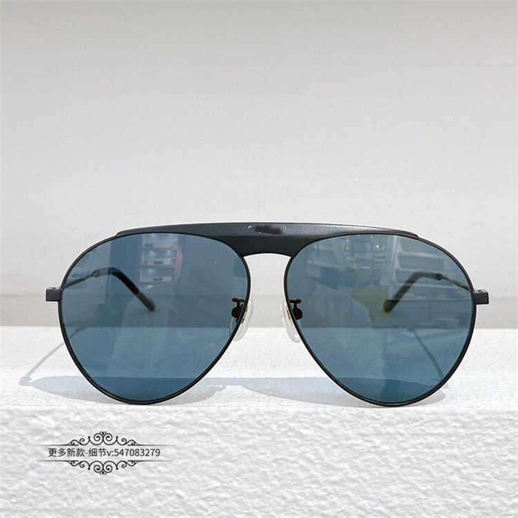 2023 New luxury designer sunglasses Gjiains Network Red Star Same Style Female Personality Toad Mirror Pilot Sunglasses Male gg0908