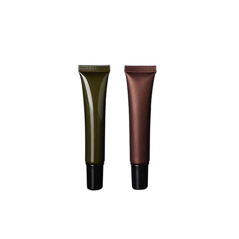 20ml Bottiglia di plastica tubo cosmetico Con coperchio nero Campione cosmetico Tubi morbidi Bottiglia morbida di plastica Contenitore crema gli occhi Tubo flessibile in PE F3452