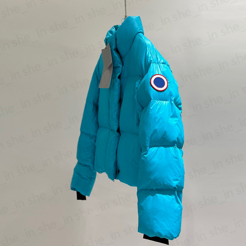 Puffer Coat Womens Short Parka Coats Winter Woman Fashion Puff Jackets Classic Letters Down Jacket Warm Windbreaker Outerwear Tops XS-XL