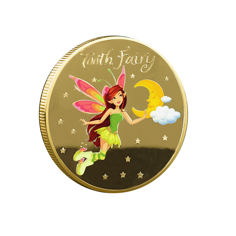 芸術と工芸品の妖精の漫画記念コイン