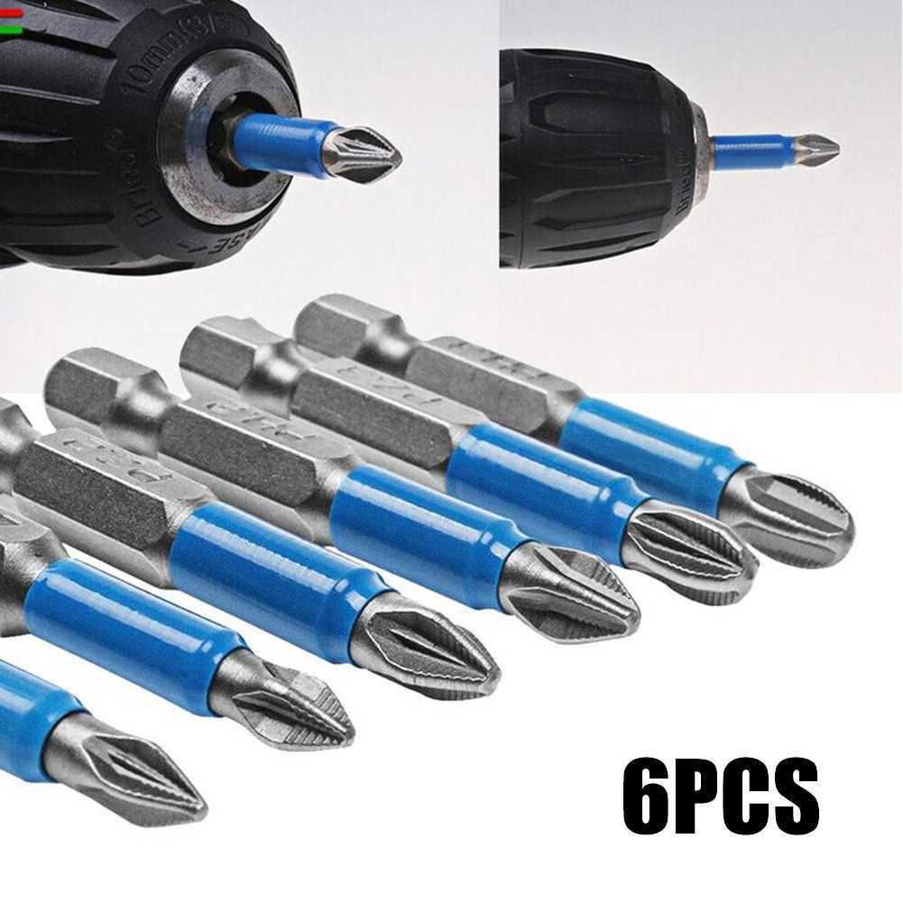 Pcs NonSlip Magnetic Screwdriver Bit Set mm Hex Shank PhillipsCross Head Screwdriver Drill Bit PHPHPHPZPZPZ