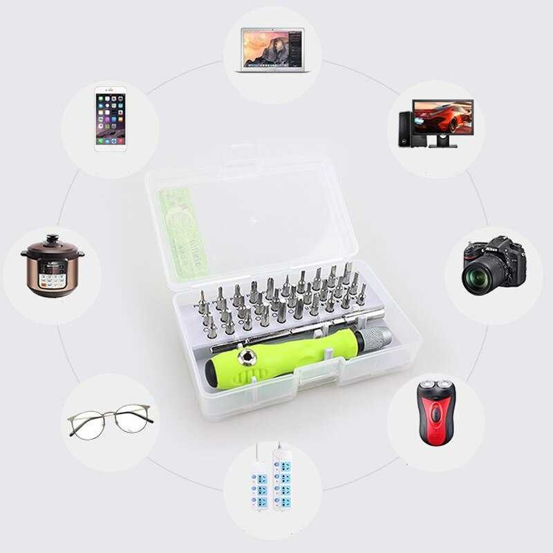 Toolreparatie in schroevendraaier set precisie mini magnetische schroevendraaier bits kit telefoon mobiele iPad camera onderhoud