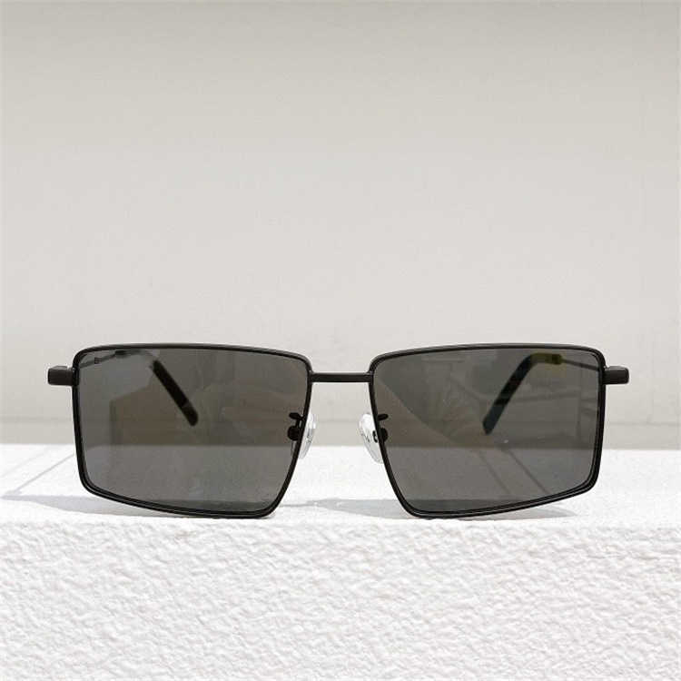 2023 Novos óculos de sol de grife de luxo Home ins Moda Personalidade Metal Box Chaowang Red Óculos de sol do mesmo estilo Masculino bb0195