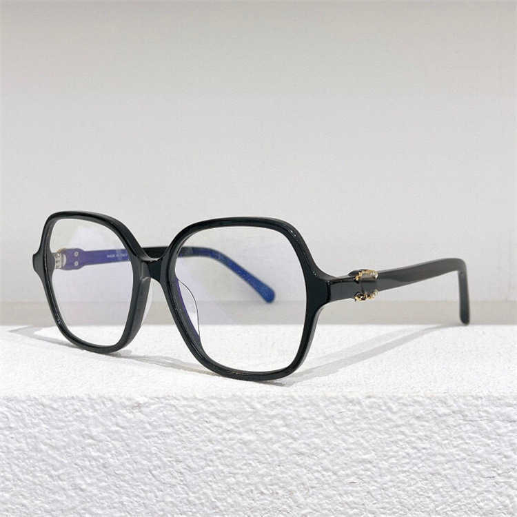 2023 Neue Luxus-Designer-Sonnenbrillen-Modelle, Internet-Promi, die gleiche Art von großer männlicher Platte, Myopie, schlichtes Gesichtsbrillengestell, weiblich, ch3421