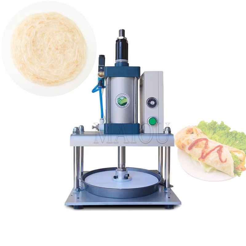 22 cm/25 cm/30 cm kommersiell pizzadegpressmaskin Dumpling omslag tortilla pannkaka Press deg Sheeter Machine