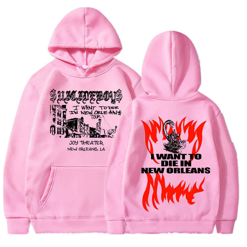 Sweats à capuche pour hommes Sweatshirts Nouveau sweat à capuche Suicide Boys Album de musique de la Nouvelle-Orléans Sweat-shirt esthétique Hip-hop Rap Pull Street Clothing 2023