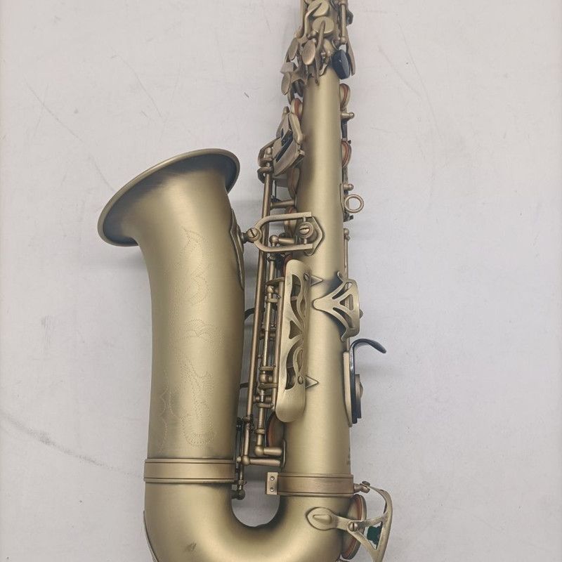 2023 NIEUWE ALTO SAX REFERENTIE MESSCHAPPEN SAXOPHONE Antieke geborstelde satijnen afwerking YAS-62 Model Professionele muziekinstrumenten Sax