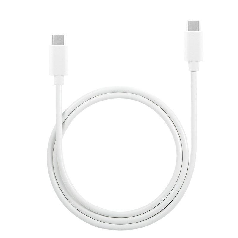 1m 2m 3 pés 6 pés qc 3.0 48w tipo de carga rápida C-C cabo de dados usb rápido 144 núcleo tpe fio branco 2 em 1 carregamento transferência de dados universal