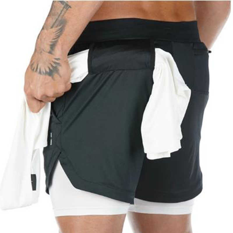 Shorts masculinos 2022 SUMPLO RUNCIDO DE VERÃO MONE 2 EM 1 ESPORTIVO SCORTS DE ROUPGING TREINAMENTO DE MENS MENS MENS MENOS DE GYM PAPAL MENOS GRANDES M-5XL W0408