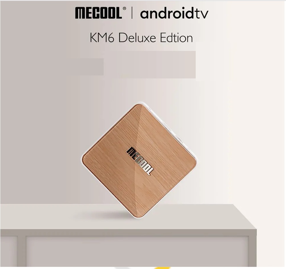 MECOOL KM6 Deluxe Edtion Wifi 6 Gogle Certified TV Box Android 10.0 4GB 64GB Amlogic S905X4 1000M LAN Bluet0th 5.TopBox