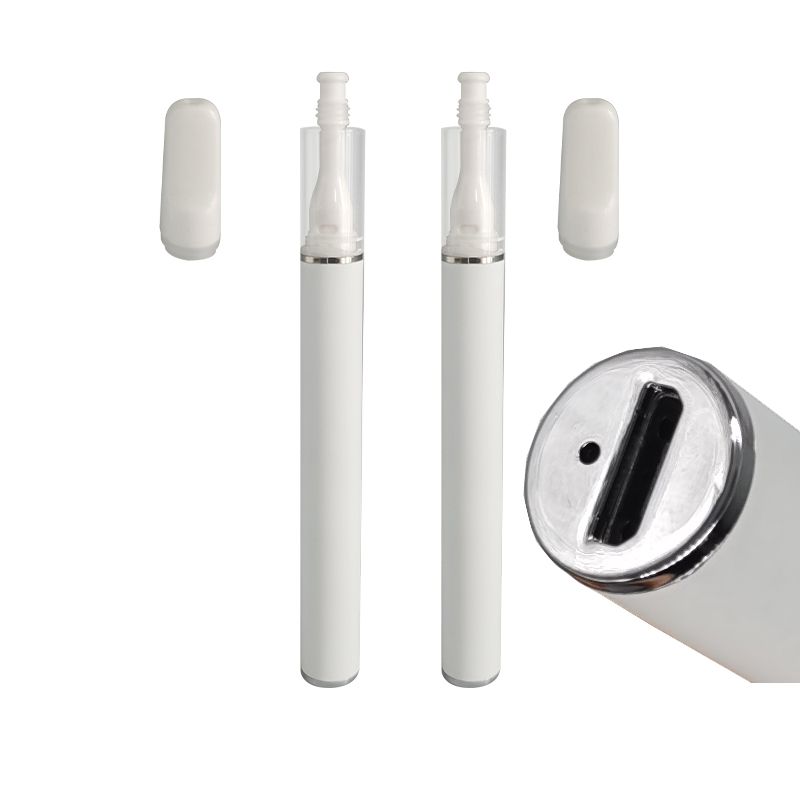 Personalizza la batteria ricaricabile monouso in ceramica completa con penna Vape 320mAh 0,5 ml 1,0 ml Dispositivo vaporizzatore vuoto Produttore di svapo Vendita diretta