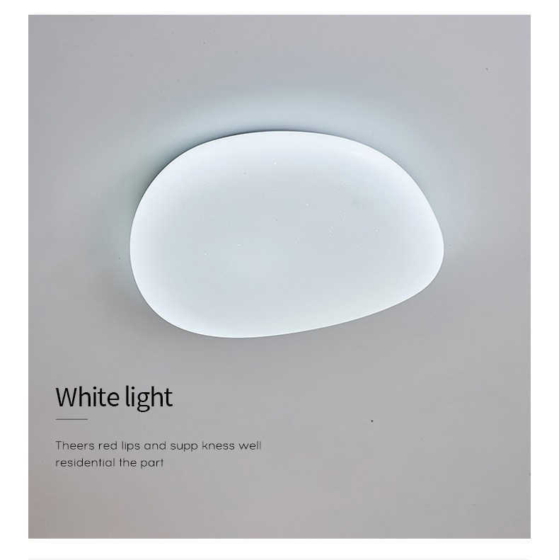 Moderne Noordse eenvoudige kiezelliggen LED -lichten plafond kroonluchter hanglampen voor slaapkamer woonkamer badkamer woning verlichting AA230407